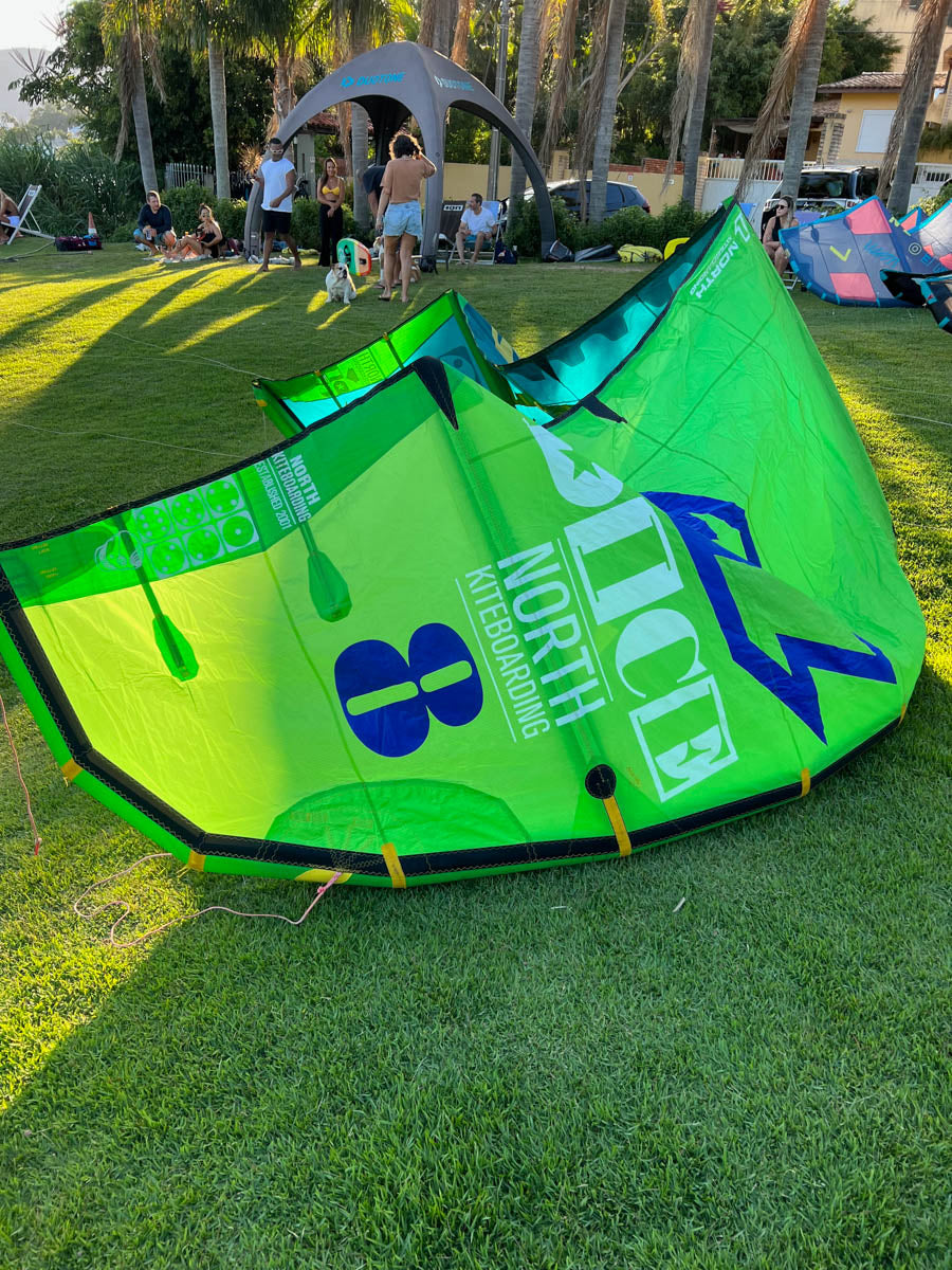 Kite North Dice 8m 2014 Verde