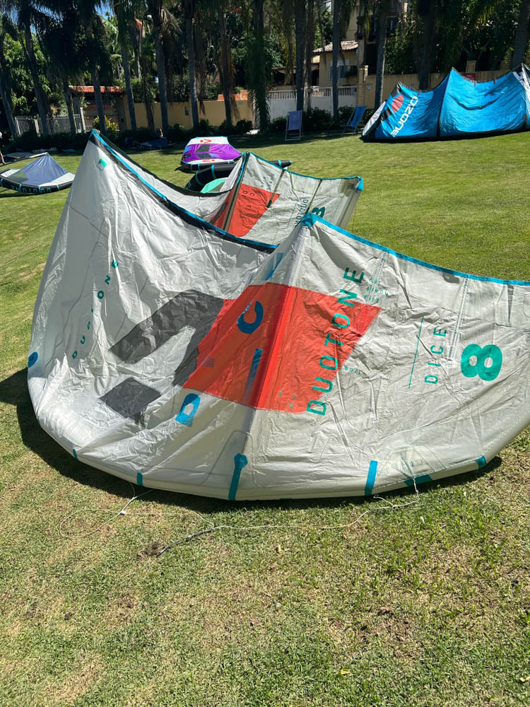 Kite Duotone Dice 8m 2020 Light Grey