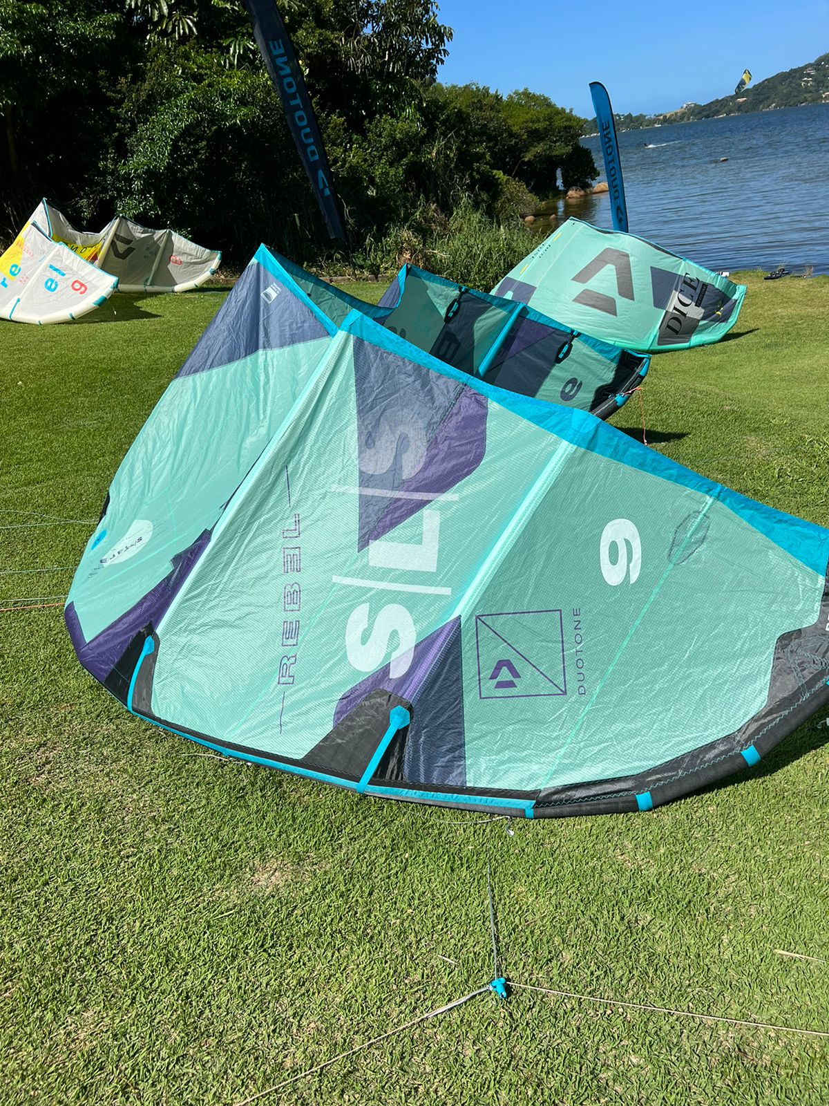 Kite Duotone Rebel SLS 9m 2023 Mint/Blue