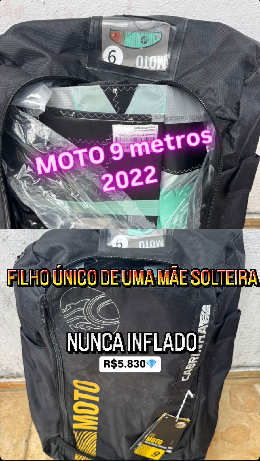 Kite Cabrinha Moto 2022 9m