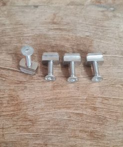 Parafusos kit foil, cabeça reto 6 mm