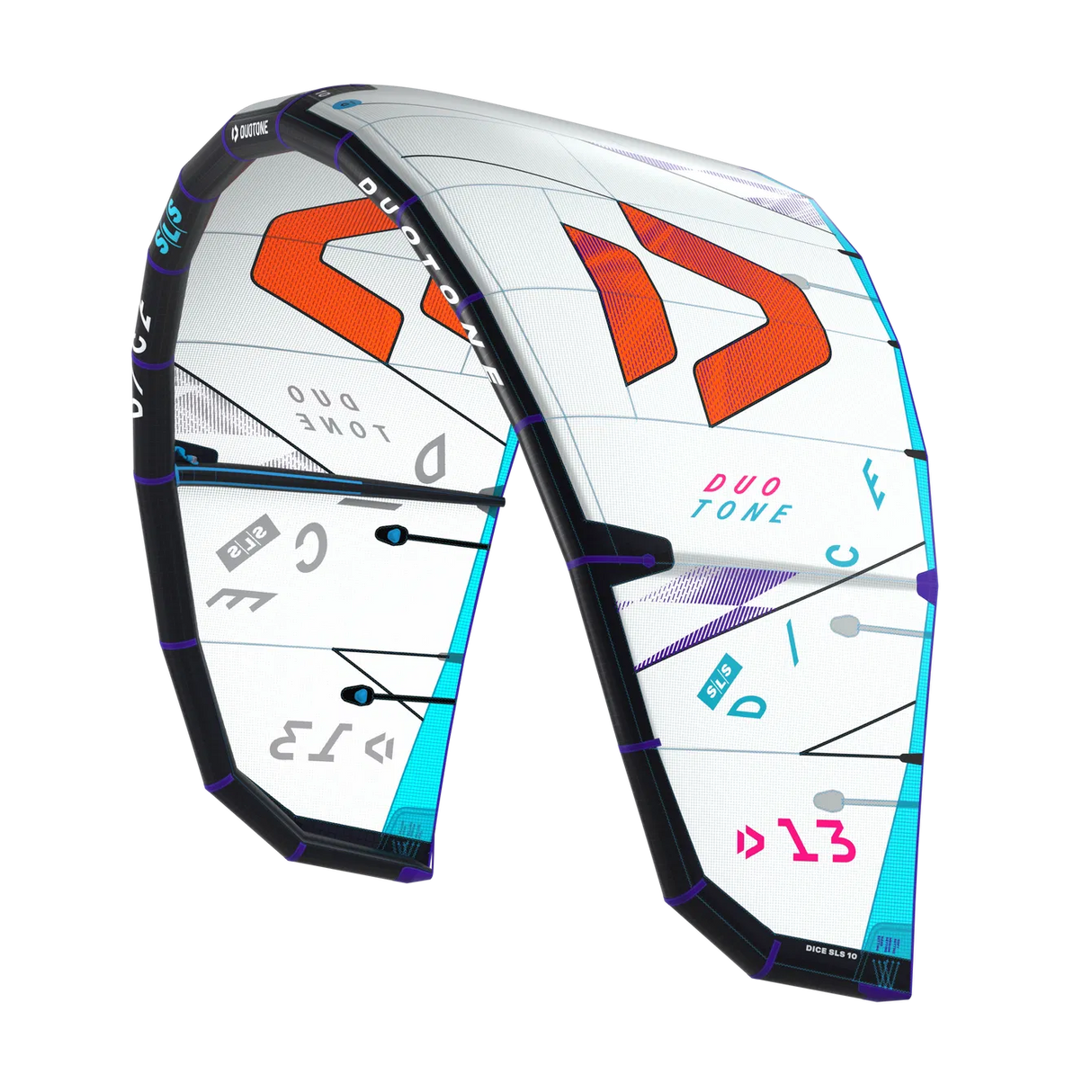 Kite Duotone Dice SLS Light Grey 2025 - 13m