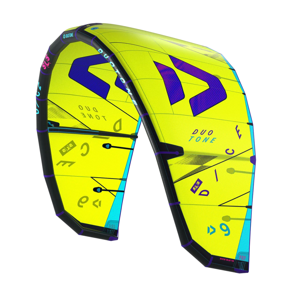 Kite Duotone Dice SLS Lime 2025 - 8m